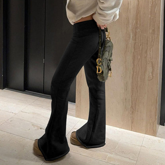 Womens Flared Casual Pants